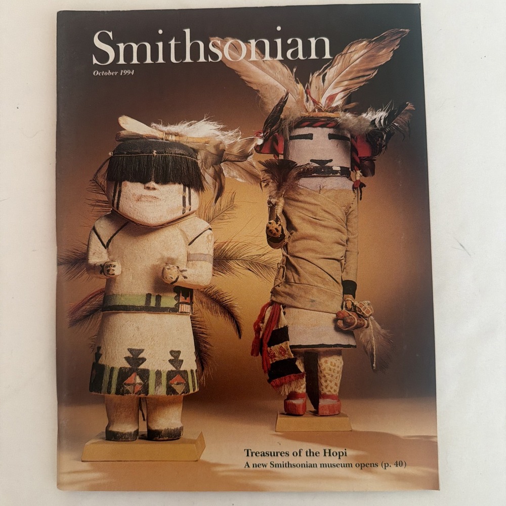 Smithsonian Magazine October 1994 Treasures of the Hopi Indians Heye Center
